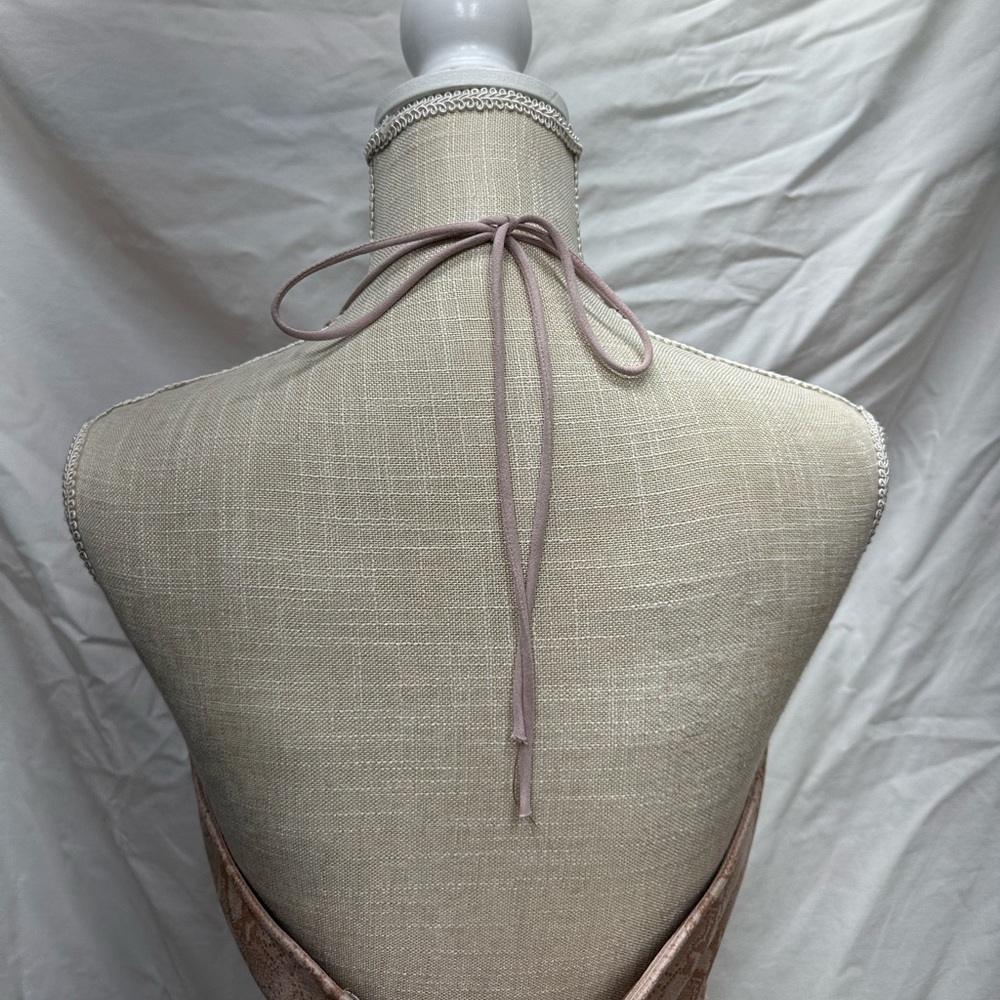 Honey Belle Pink Crop Top Size Large - Picture 3 of 9